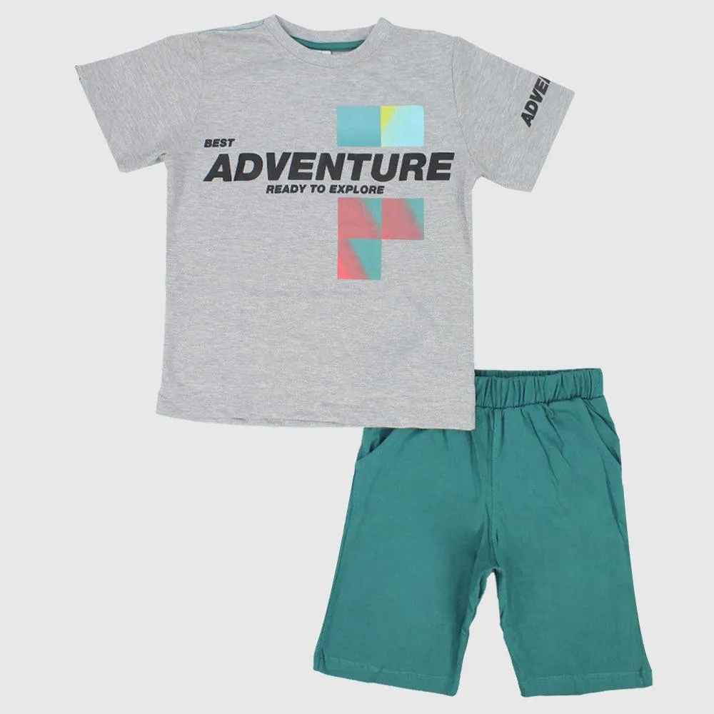 Adventurous Short-Sleeved Pajama