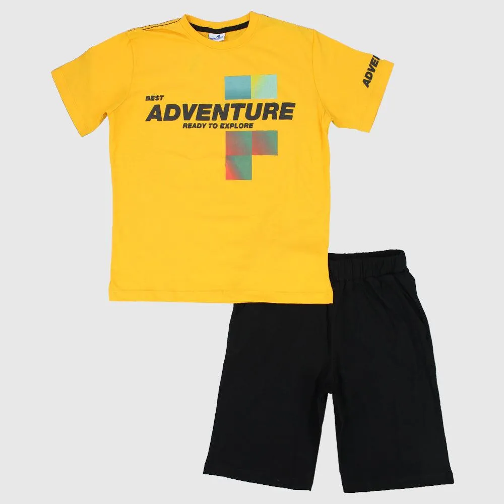 Adventurous Short-Sleeved Pajama