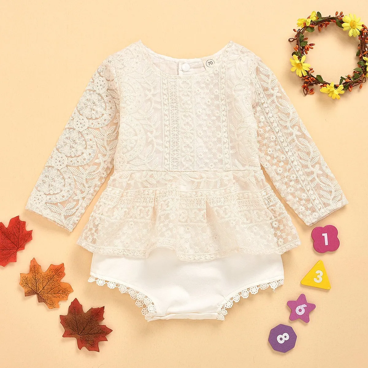 Baby Girl Lace Romper