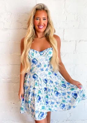 Blueberry Floral Dress