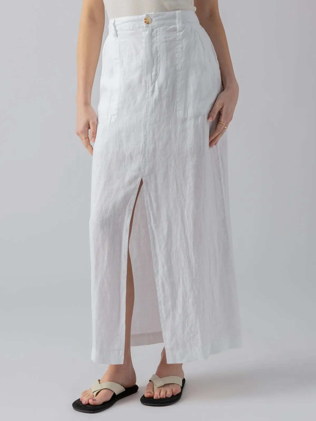 Boardwalk Slip Skirt White