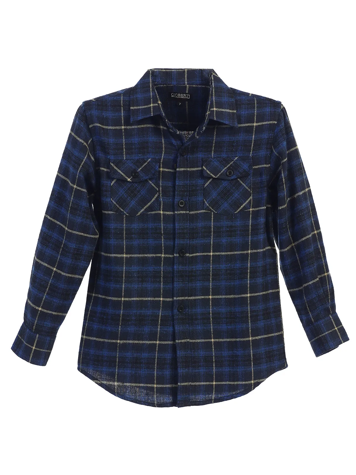 Boy's Plaid Flannel Shirt