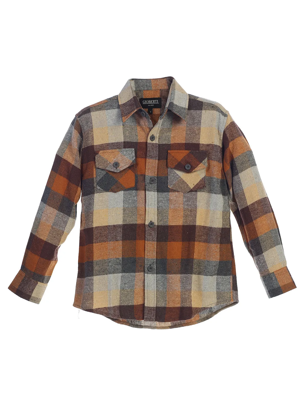 Boy's Plaid Flannel Shirt