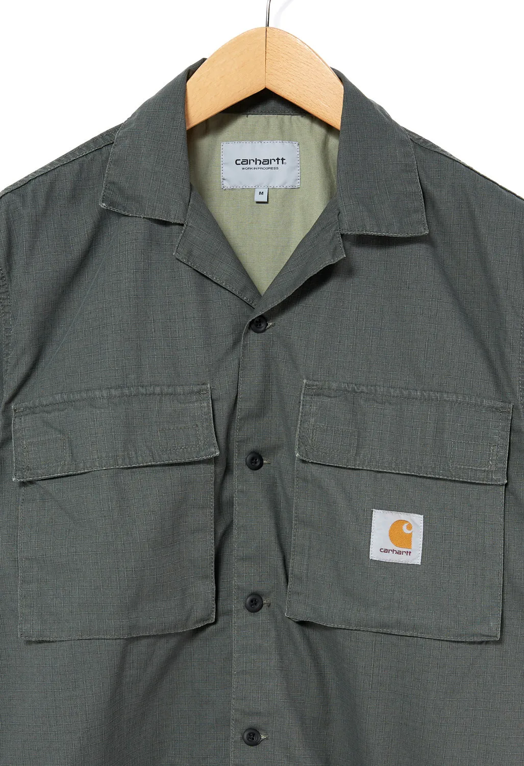 Carhartt WIP Men's Short Sleeved Wynton Shirt - Jura/Yucca