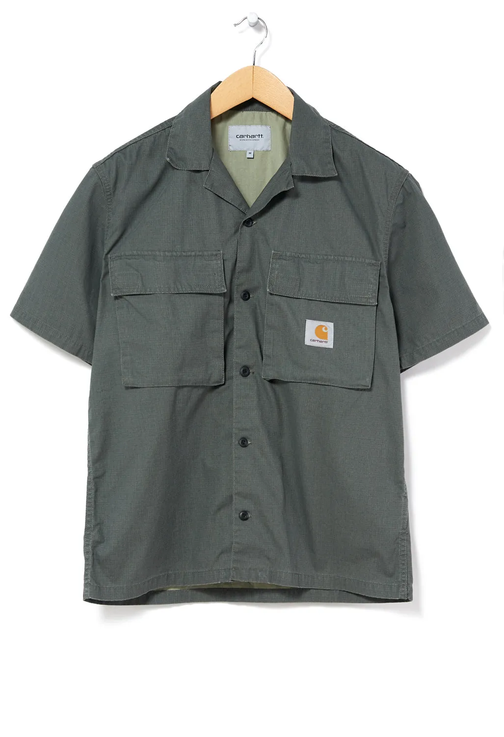 Carhartt WIP Men's Short Sleeved Wynton Shirt - Jura/Yucca