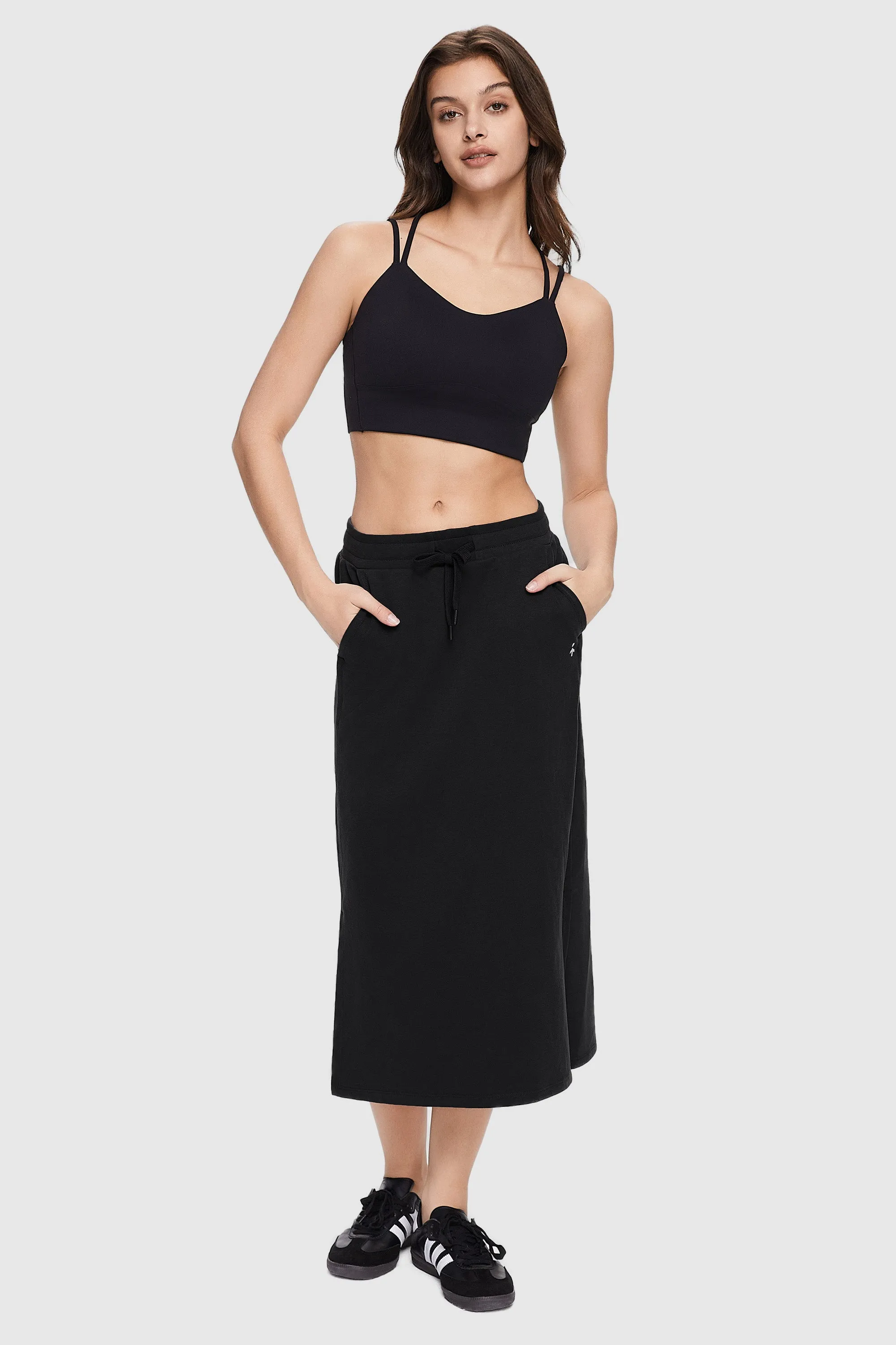 Causal High Waist Long Skirt