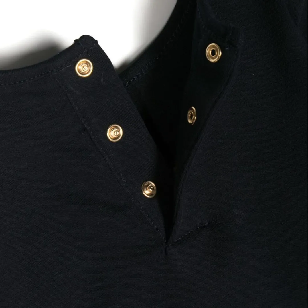 Chloe T-Shirt Long Sleeved Logo Navy