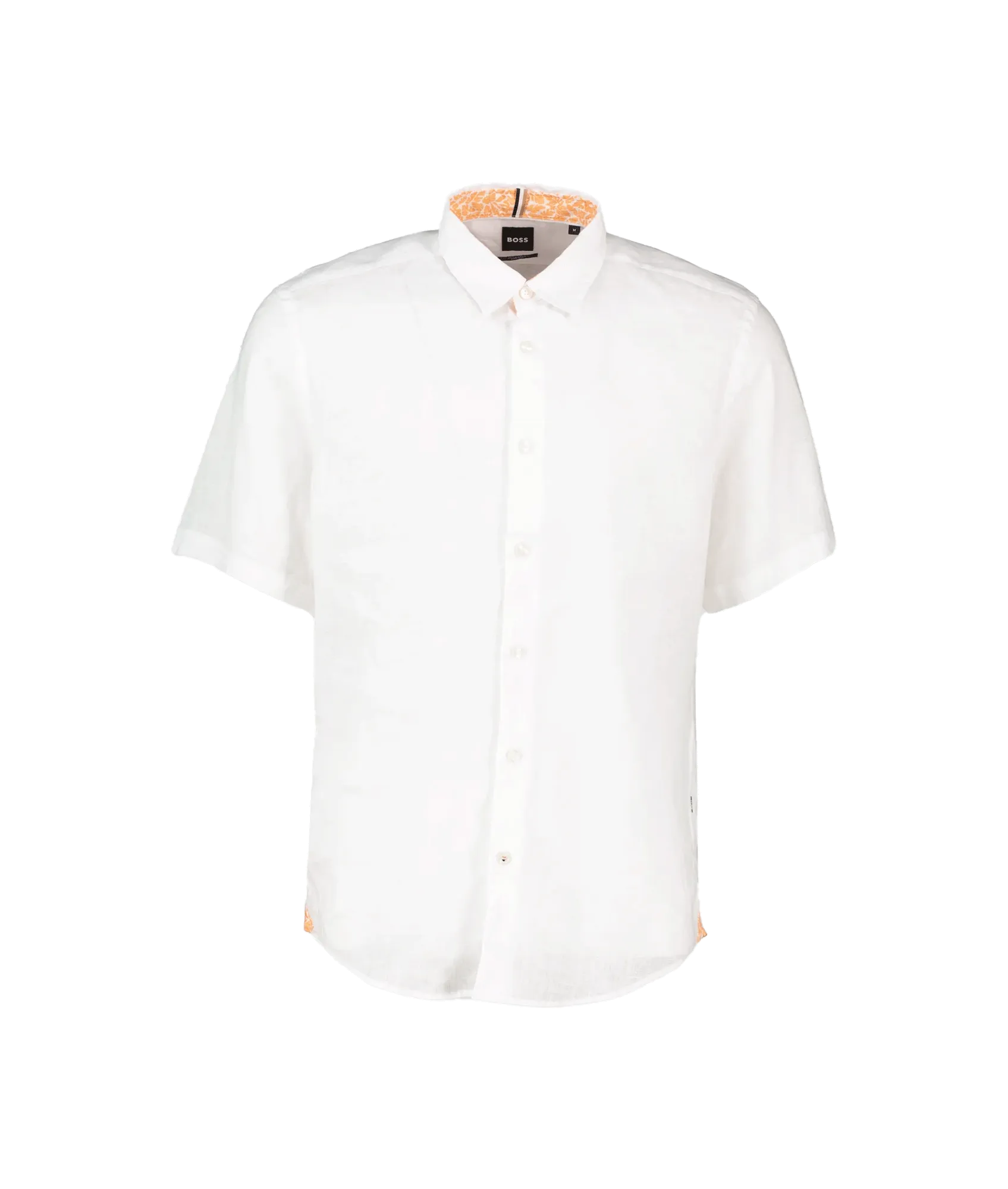 Classic Collar Short-sleeved Shirt - White