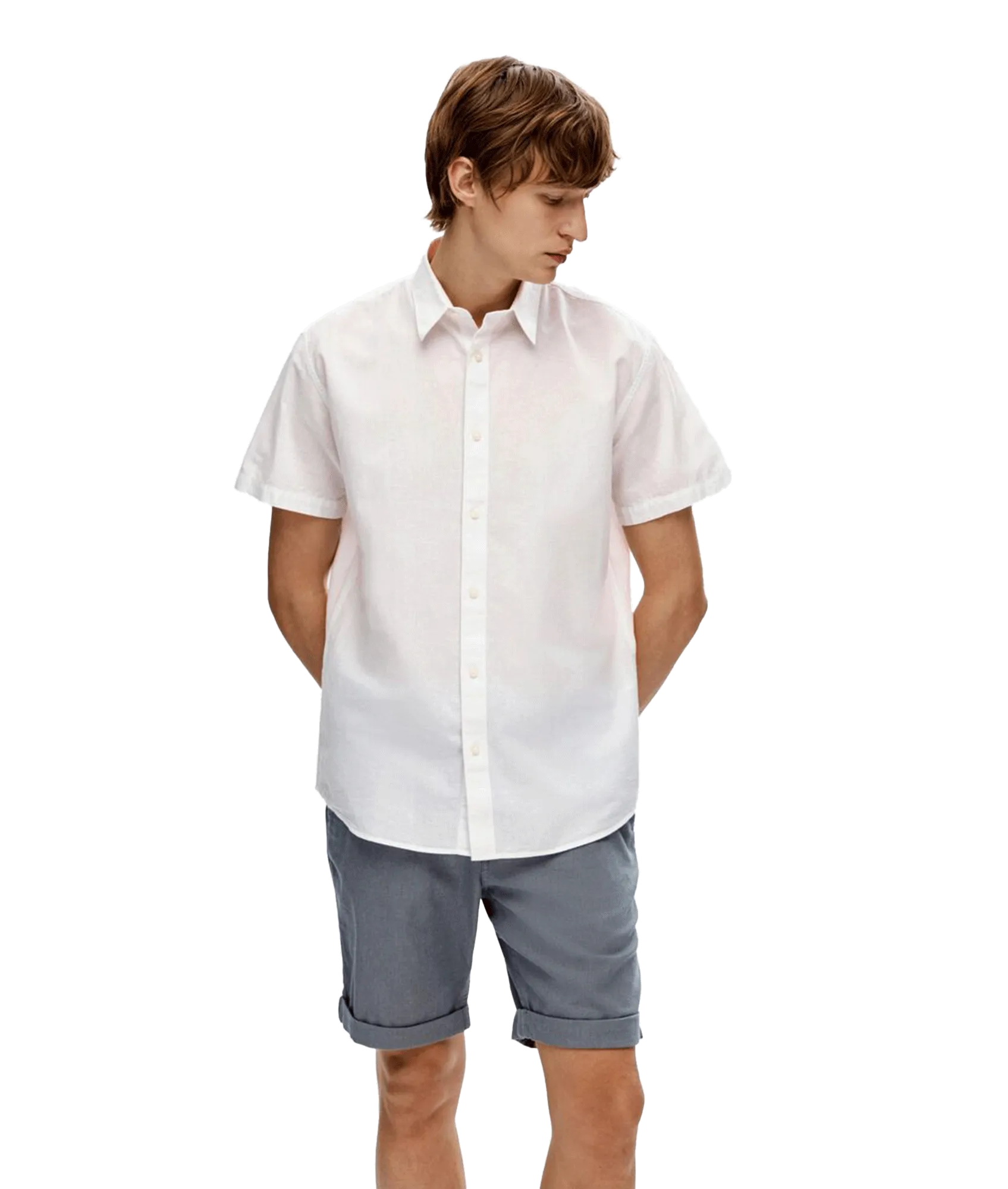 Classic Short Sleeved Shirt - White