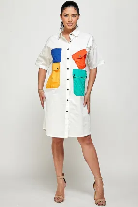 Color Blocked Dress