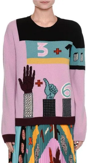 'Counting 6' Sweater & Skirt Set