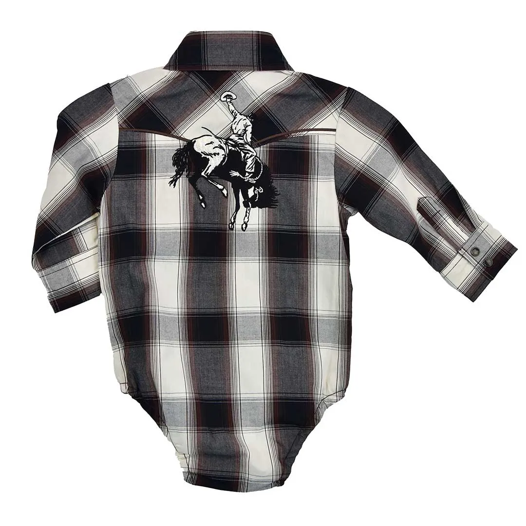 Cowboy Hardware Baby Boys' Hombre Plaid Onesie