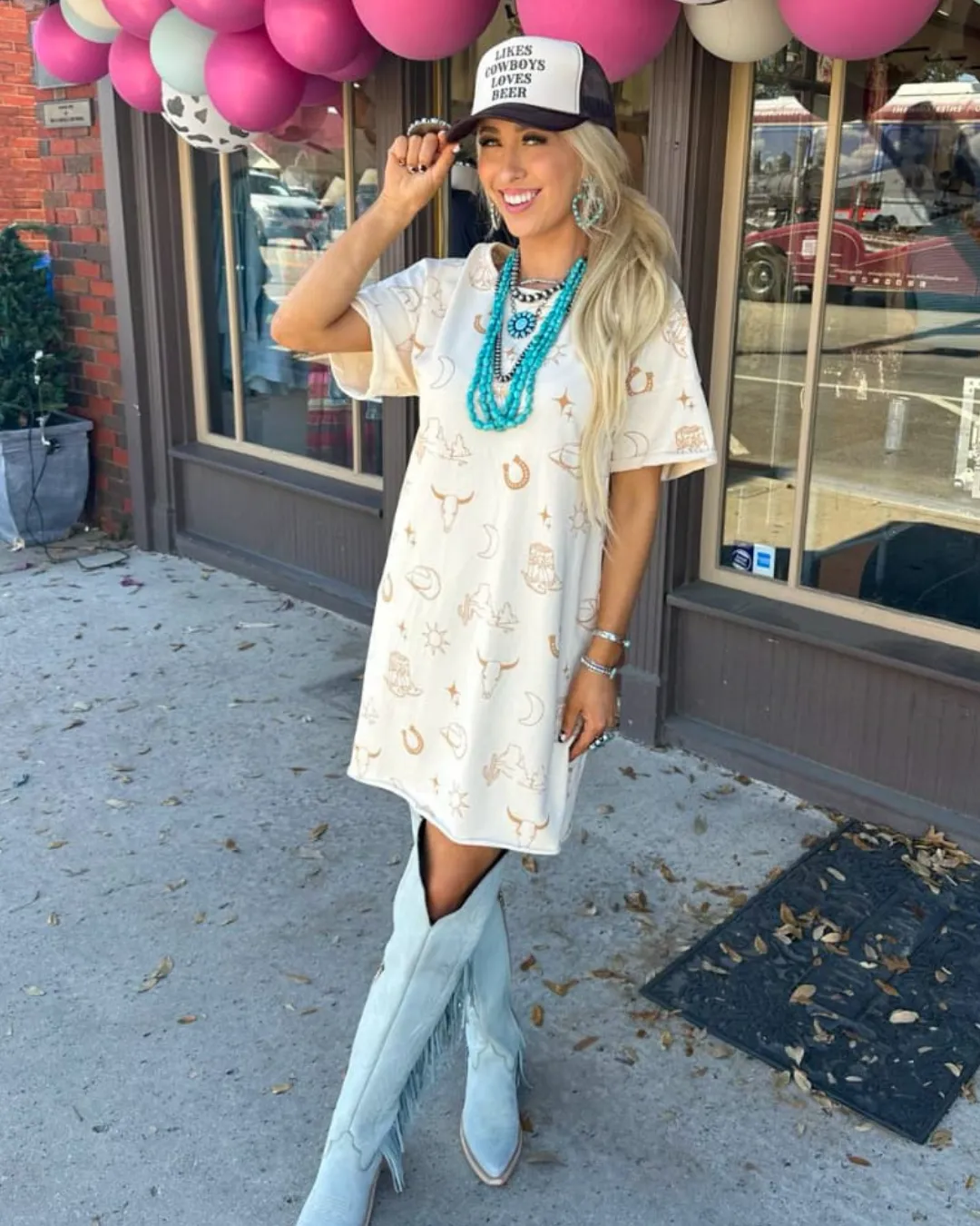 Cowgirl Graphic Dress