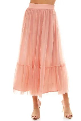 CS3444-Tiered Tulle skirt