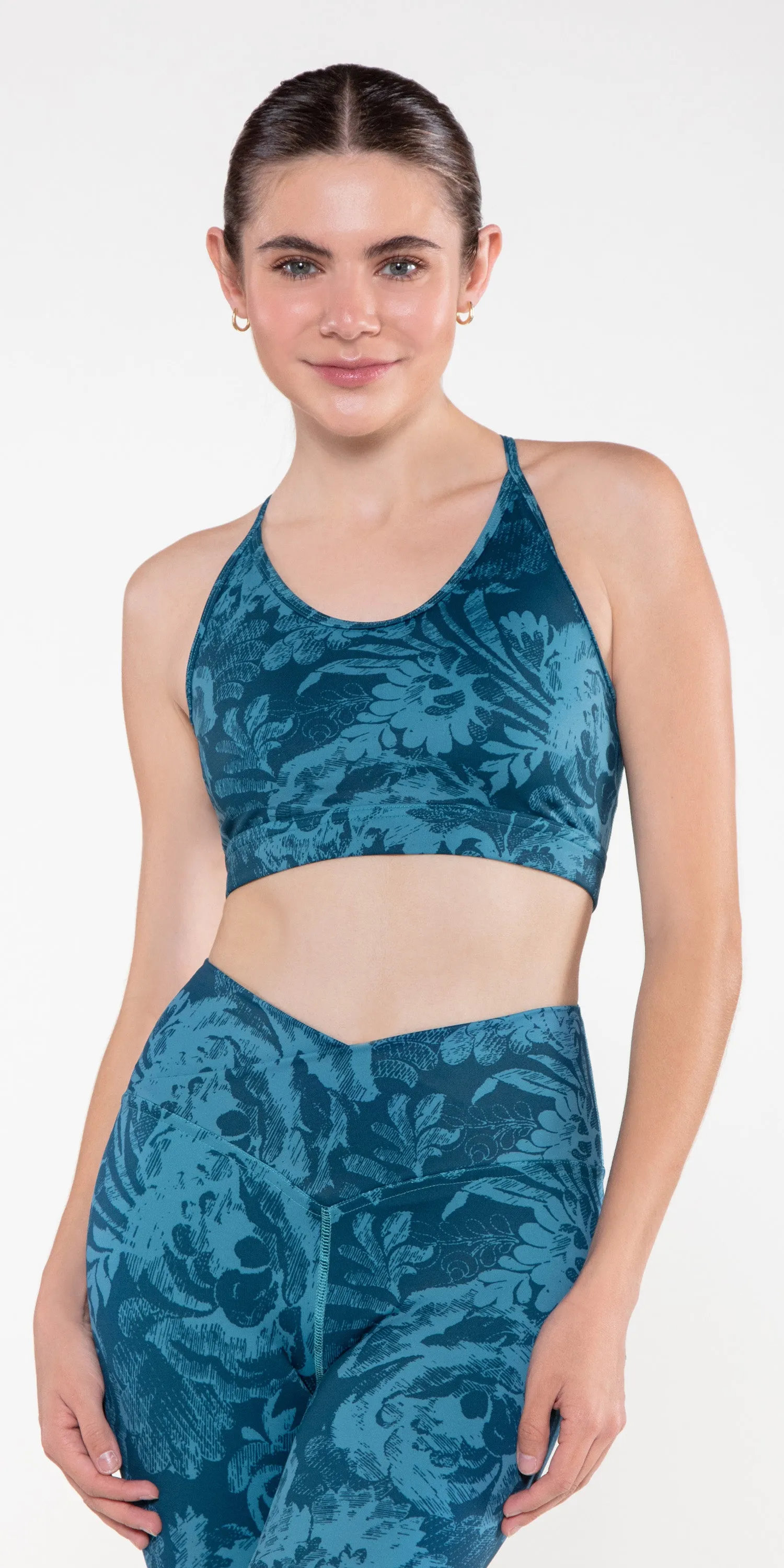 Denim Bouquet - Vertex Sports Bra