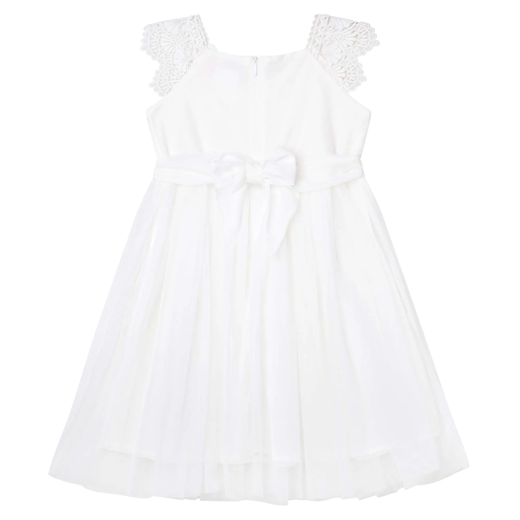 Designer Kidz Angie Lace Bodice Dress in Ivory (Size 00-12)