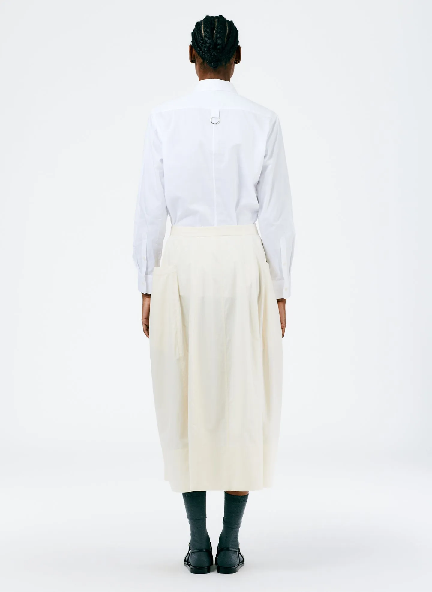 Eco Poplin Lantern Skirt