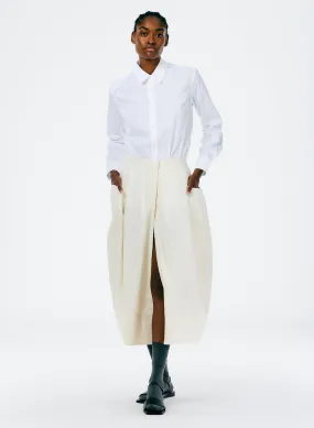 Eco Poplin Lantern Skirt