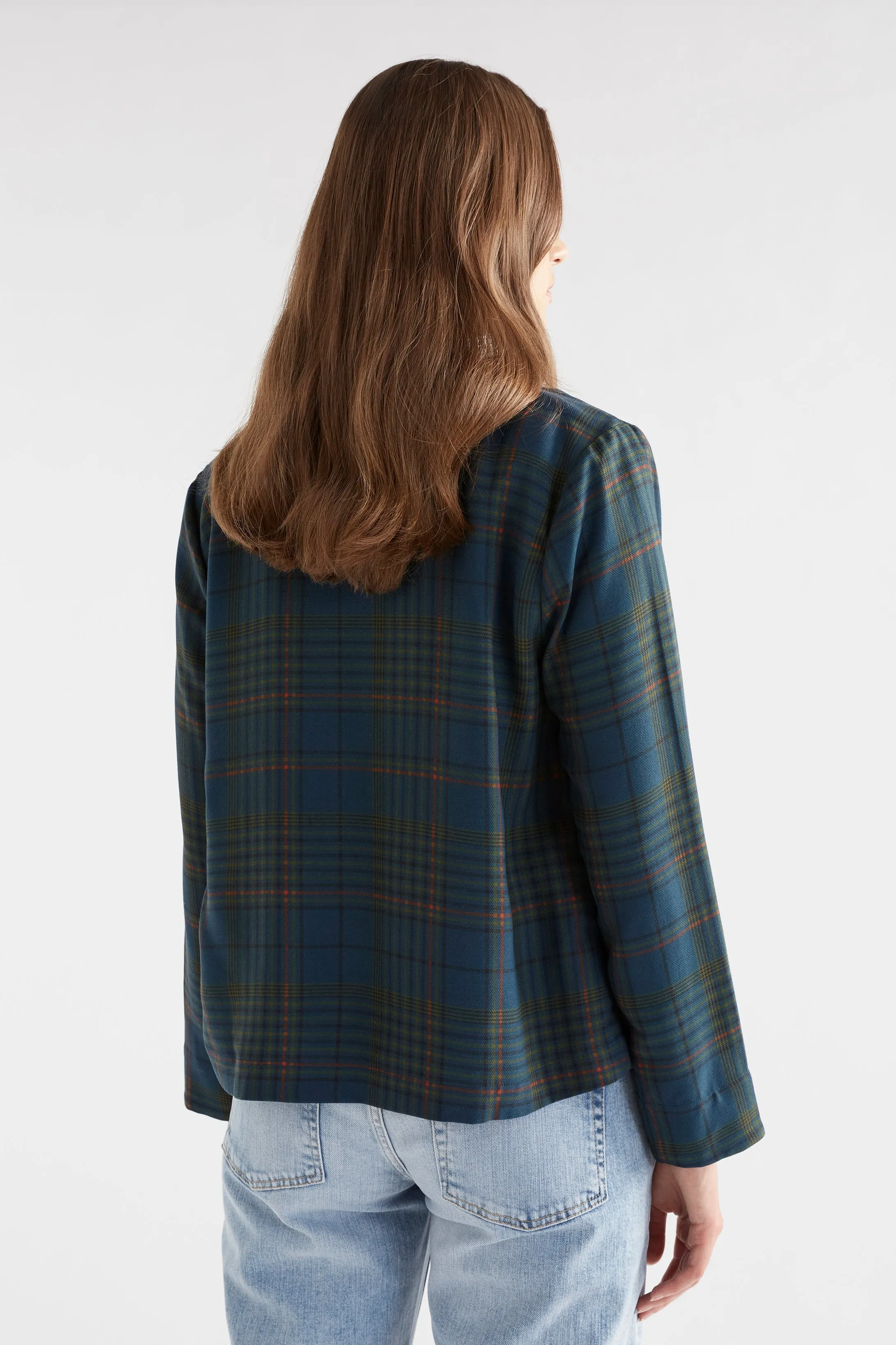 Elk The Label - Seine Jacket - Teal Plaid