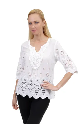 Eyelet Lace Top