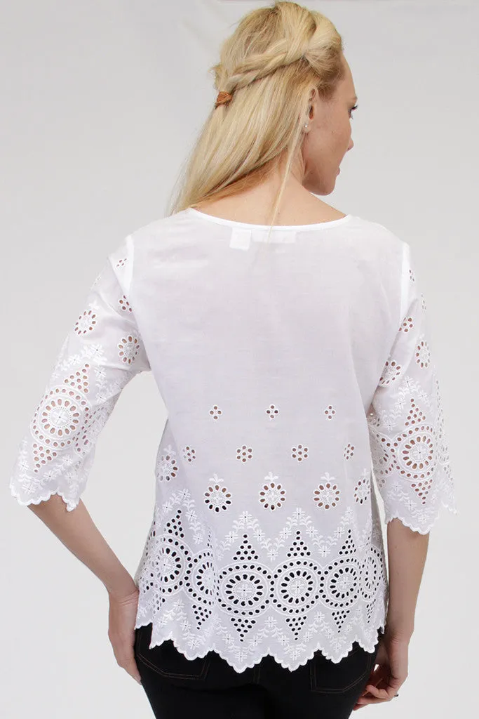 Eyelet Lace Top