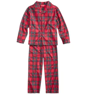 Family Pajamas Kid's Brinkley Plaid Pajama Set, Brinkley Plaid, 2T-3T