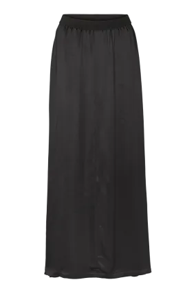 Flora Wide Skirt - Black