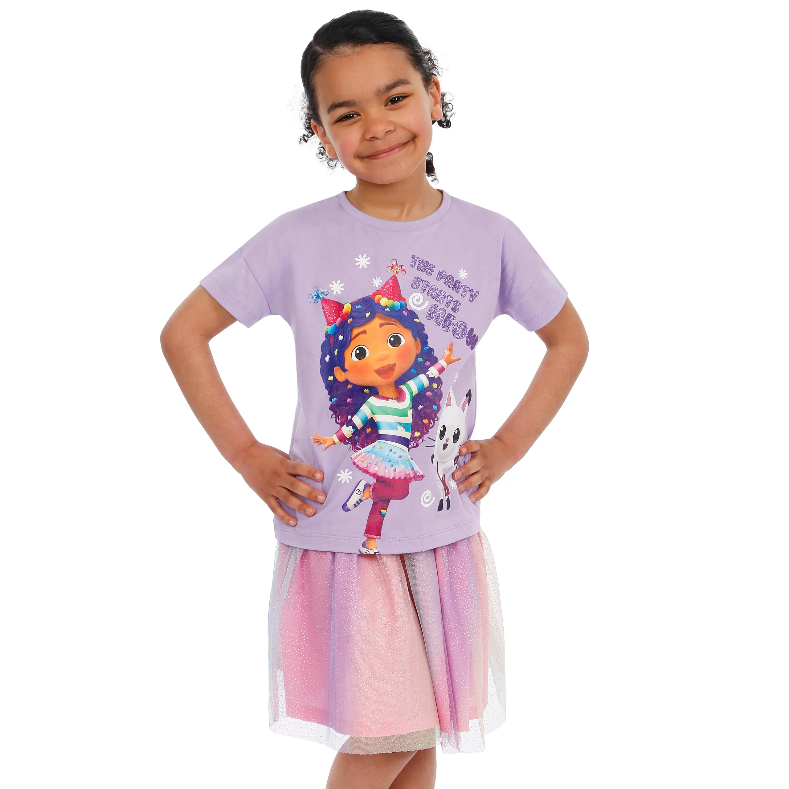 Gabby's Dollhouse T-Shirt and Skirt Set