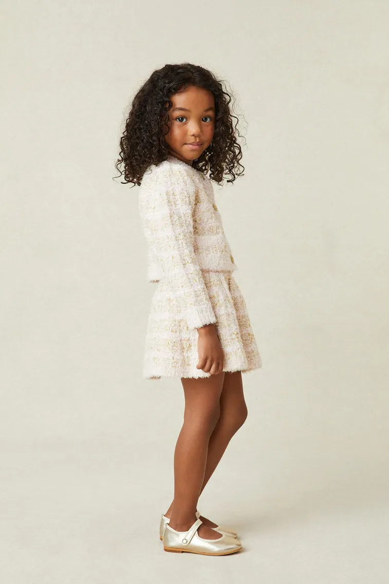 Girls Anise Tweed Skirt