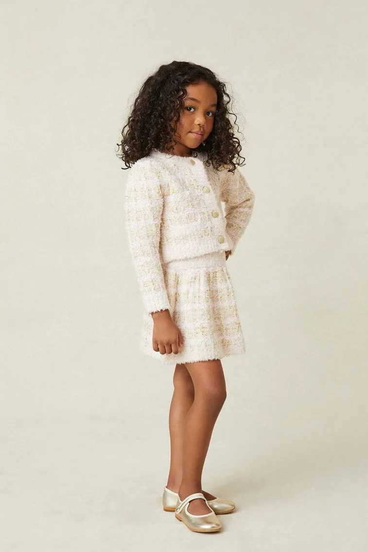 Girls Anise Tweed Skirt