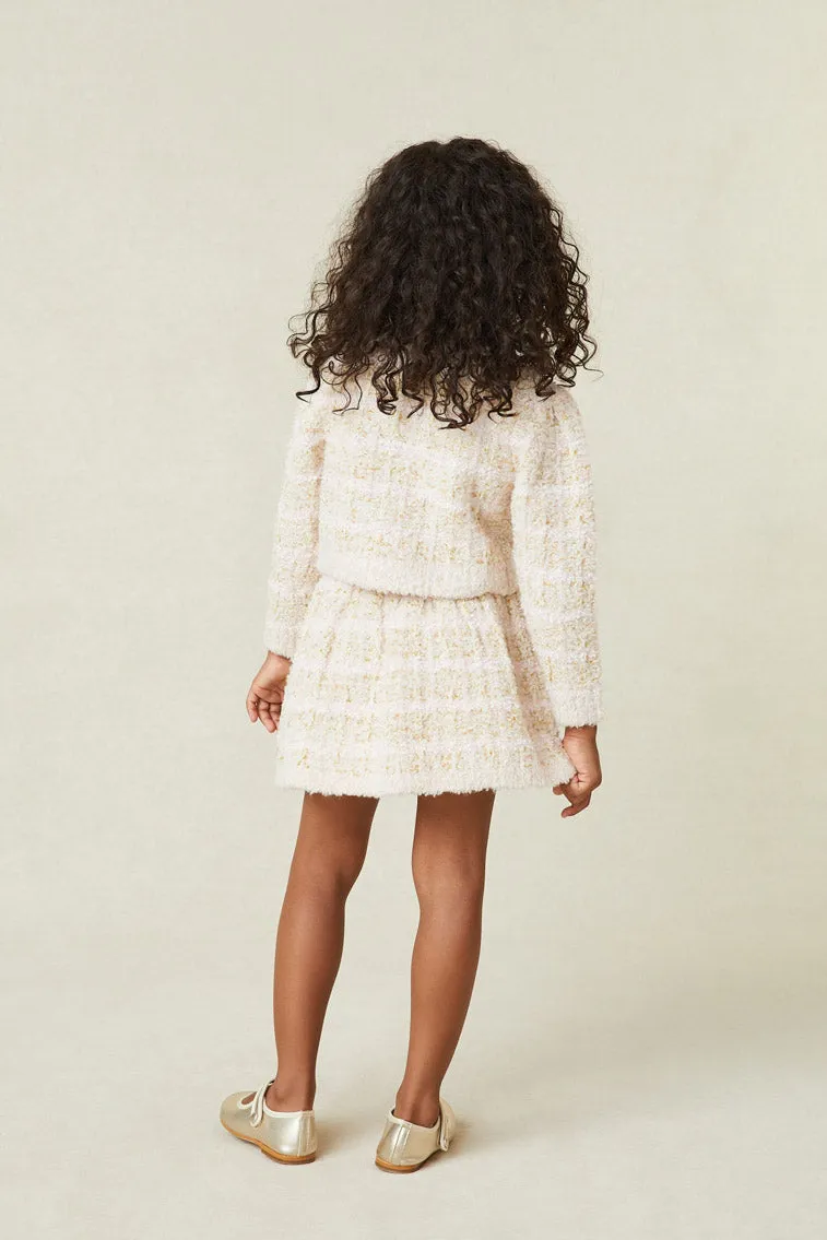 Girls Anise Tweed Skirt