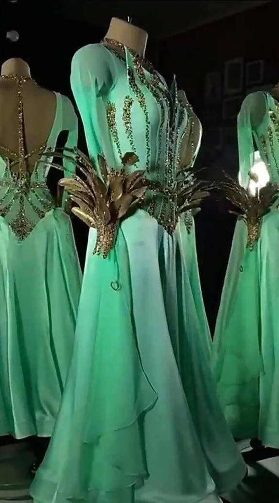 Glistening Mint Dress