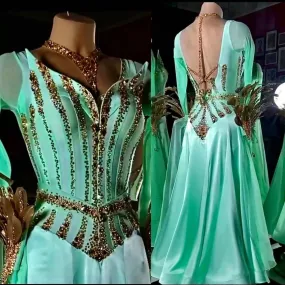 Glistening Mint Dress