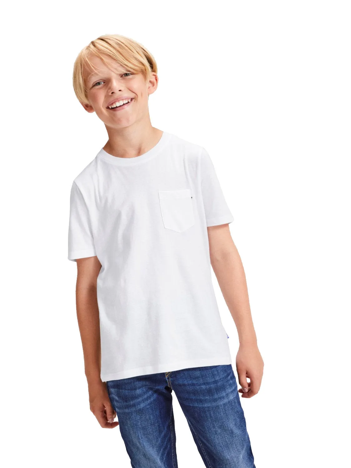 Jack & Jones Boys 'JJEPOCKET' T-Shirt - Short Sleeved