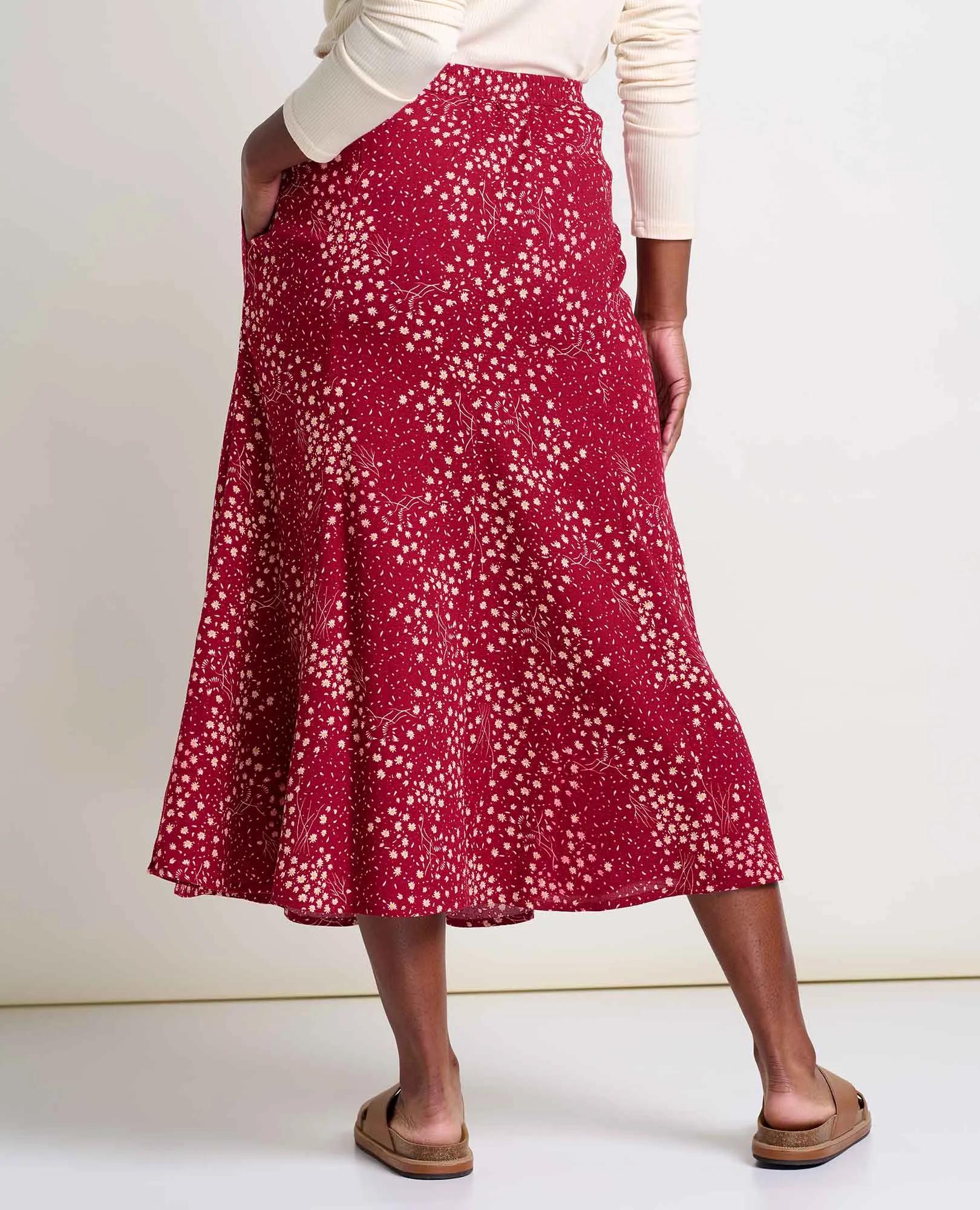 Manzana Paneled Midi Skirt