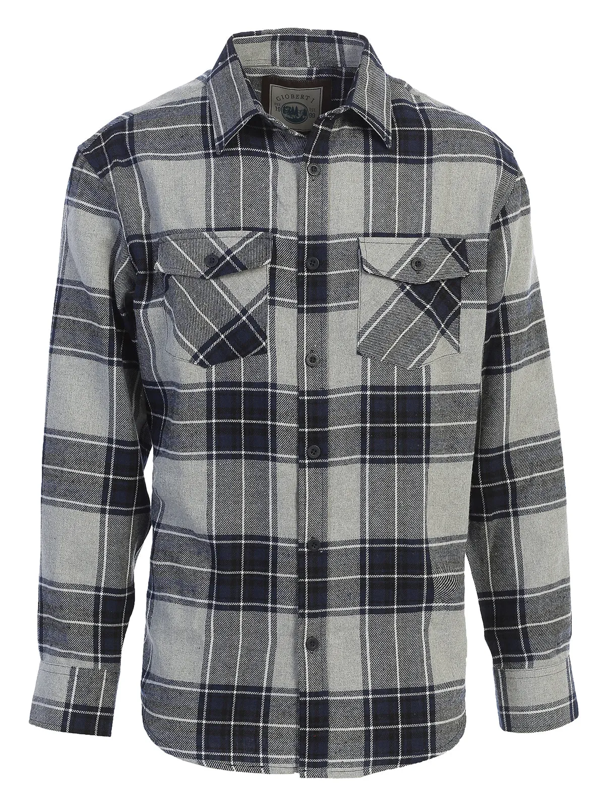 Men's Plaid Flannel Shirt, Size M