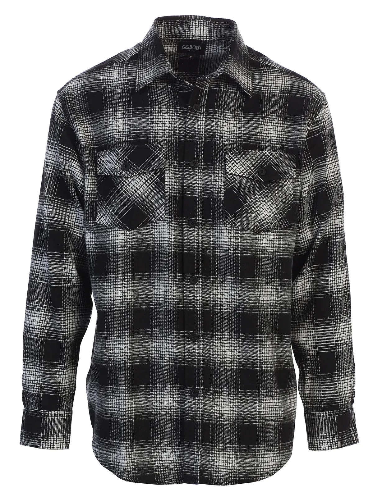 Men's Plaid Flannel Shirt, Size M