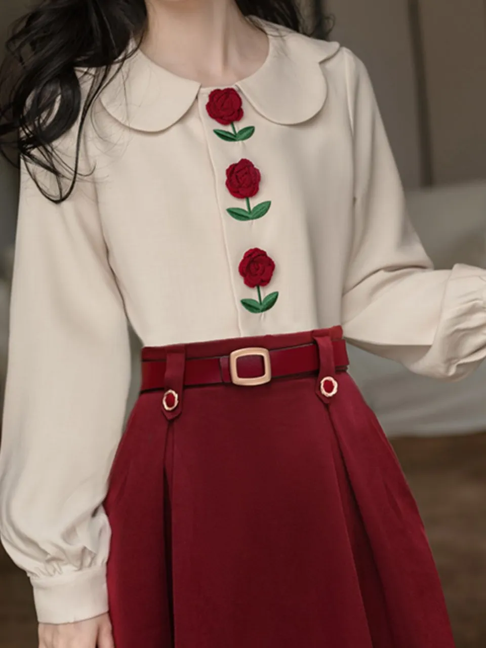 Miss Rosie Shirt Skirt Set