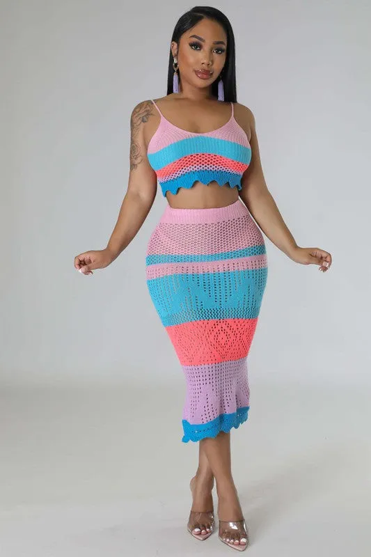 Need to Know Skirt Set