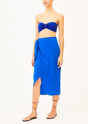 Nora Cobalt Blue Pareo Skirt