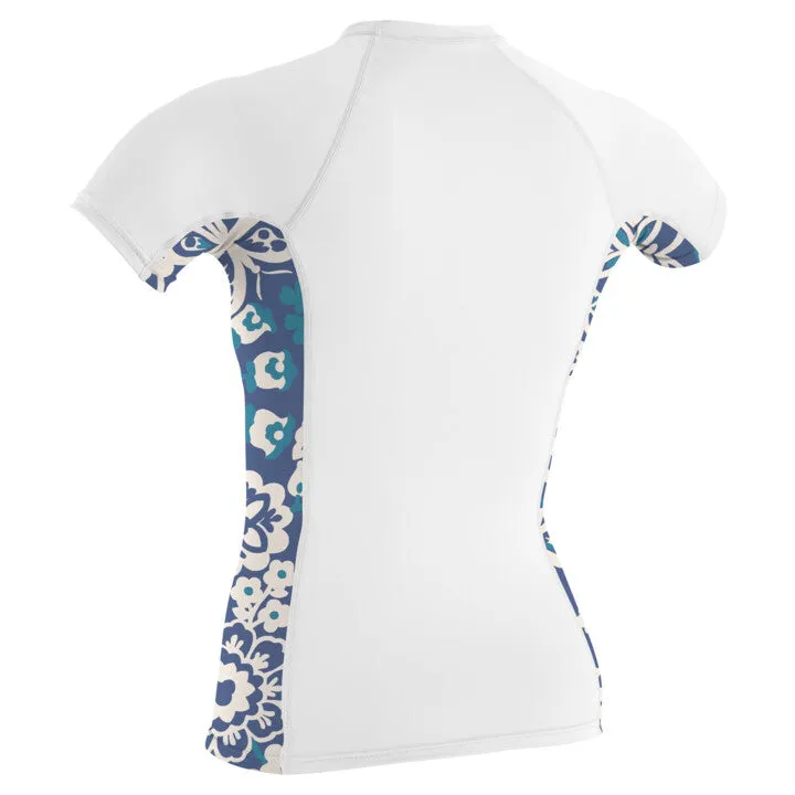 O‘Neill Womens Short Sleeved Rash Vest Sideprint