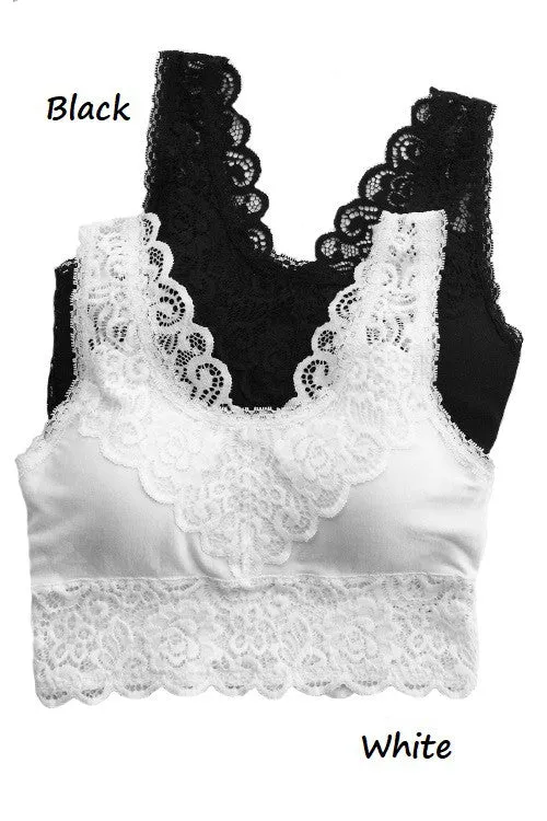 Padded Lace Bralette