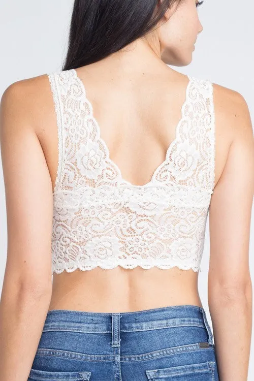 Padded Lace Bralette