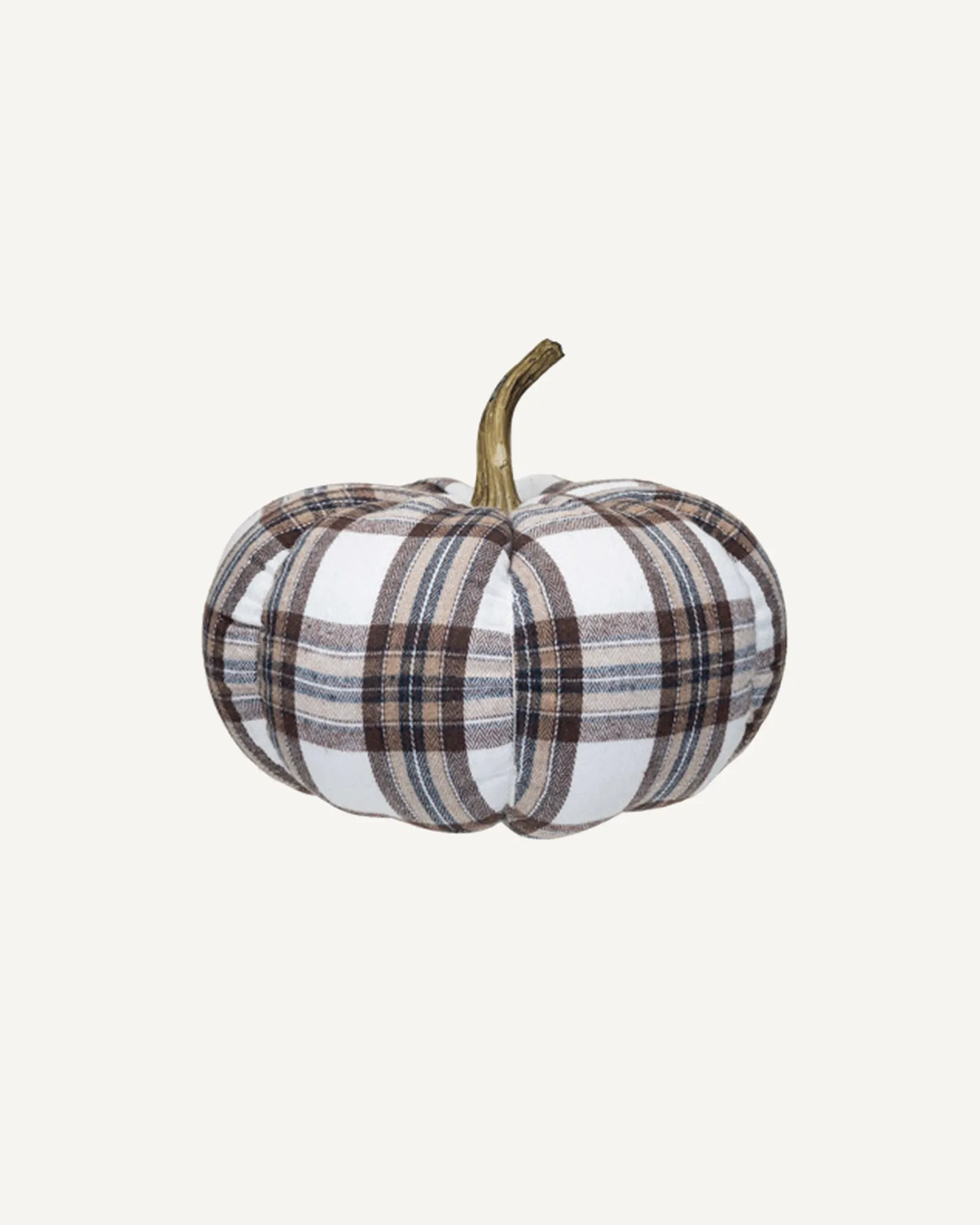 Plaid Fabric Pumpkin