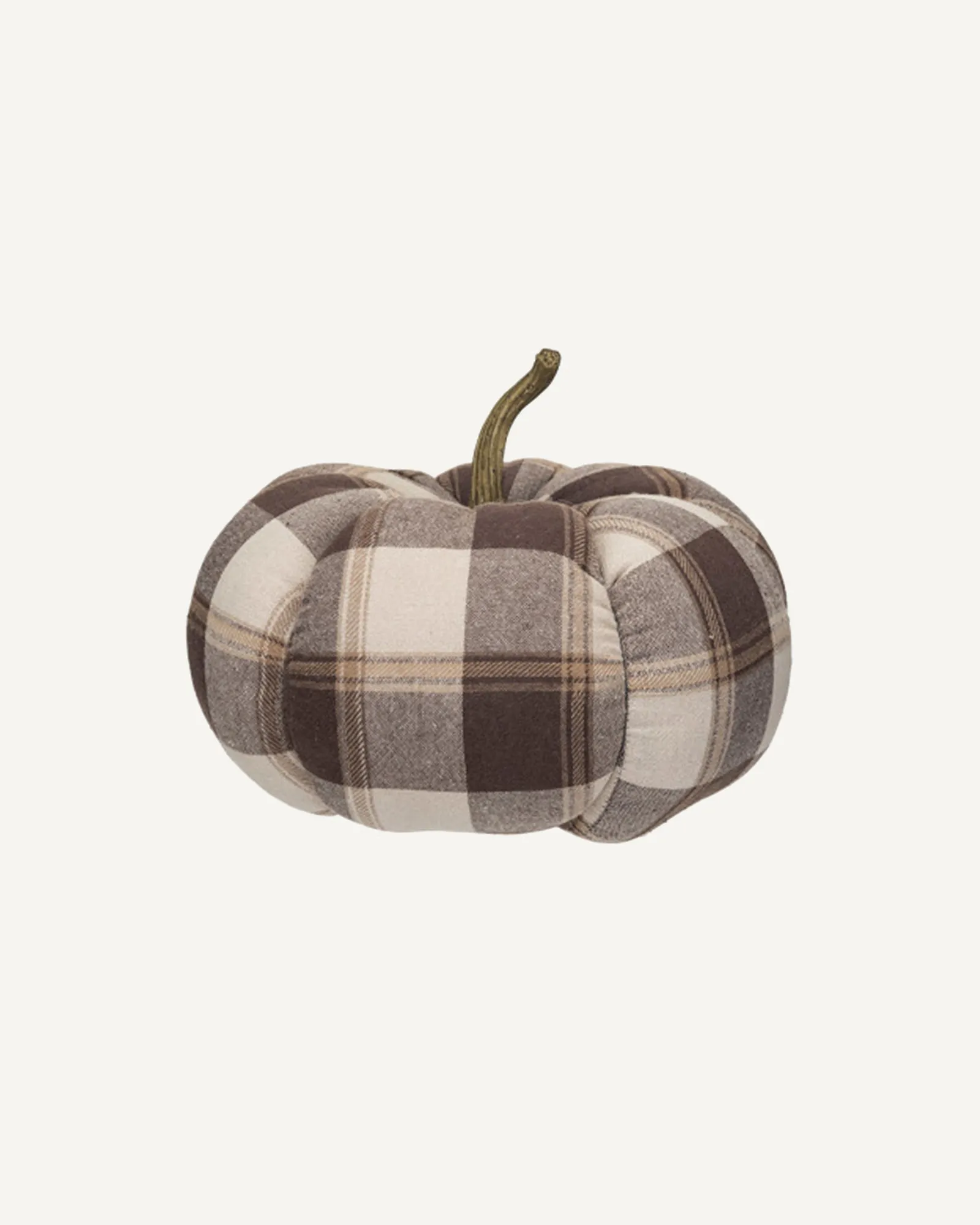 Plaid Fabric Pumpkin