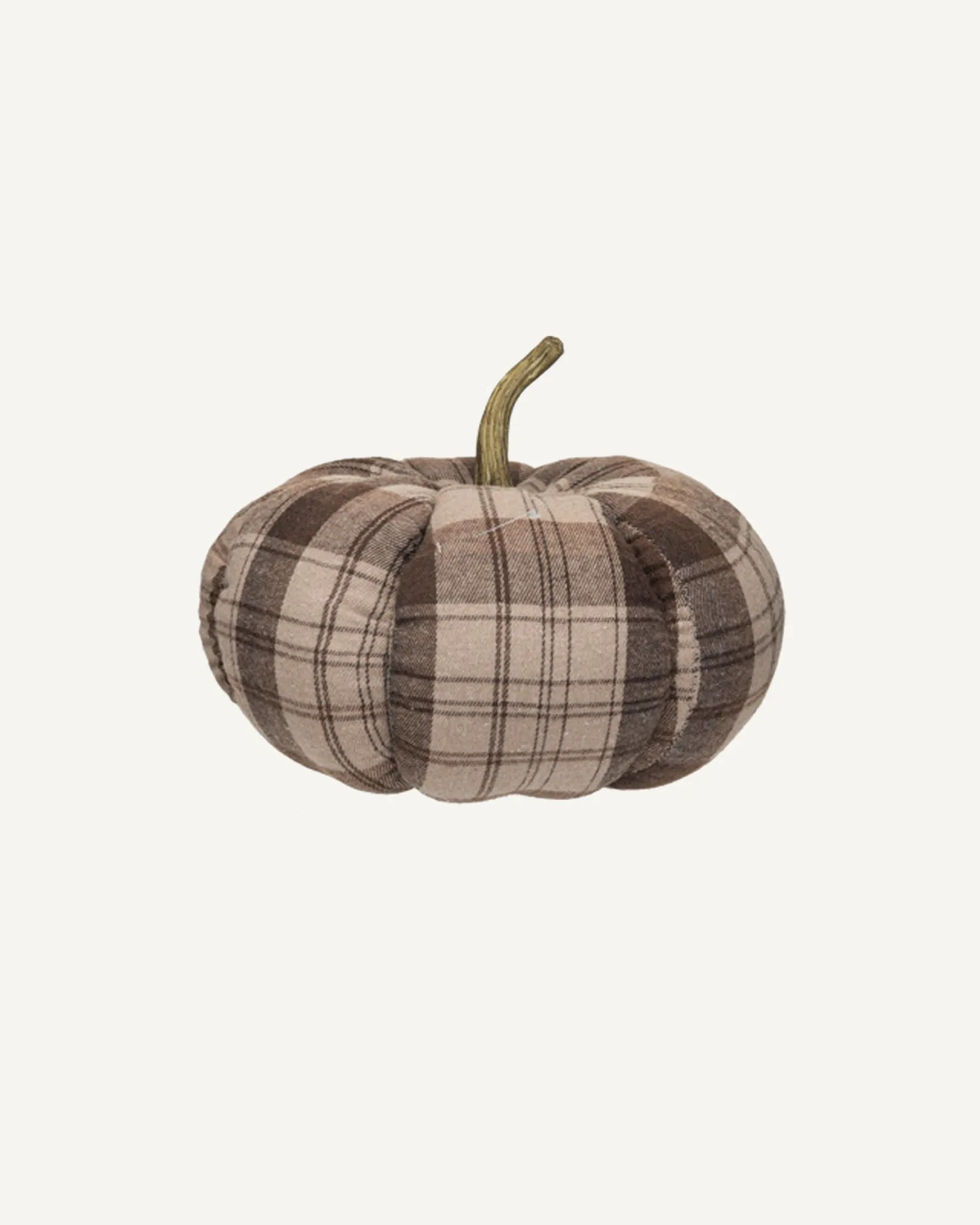 Plaid Fabric Pumpkin