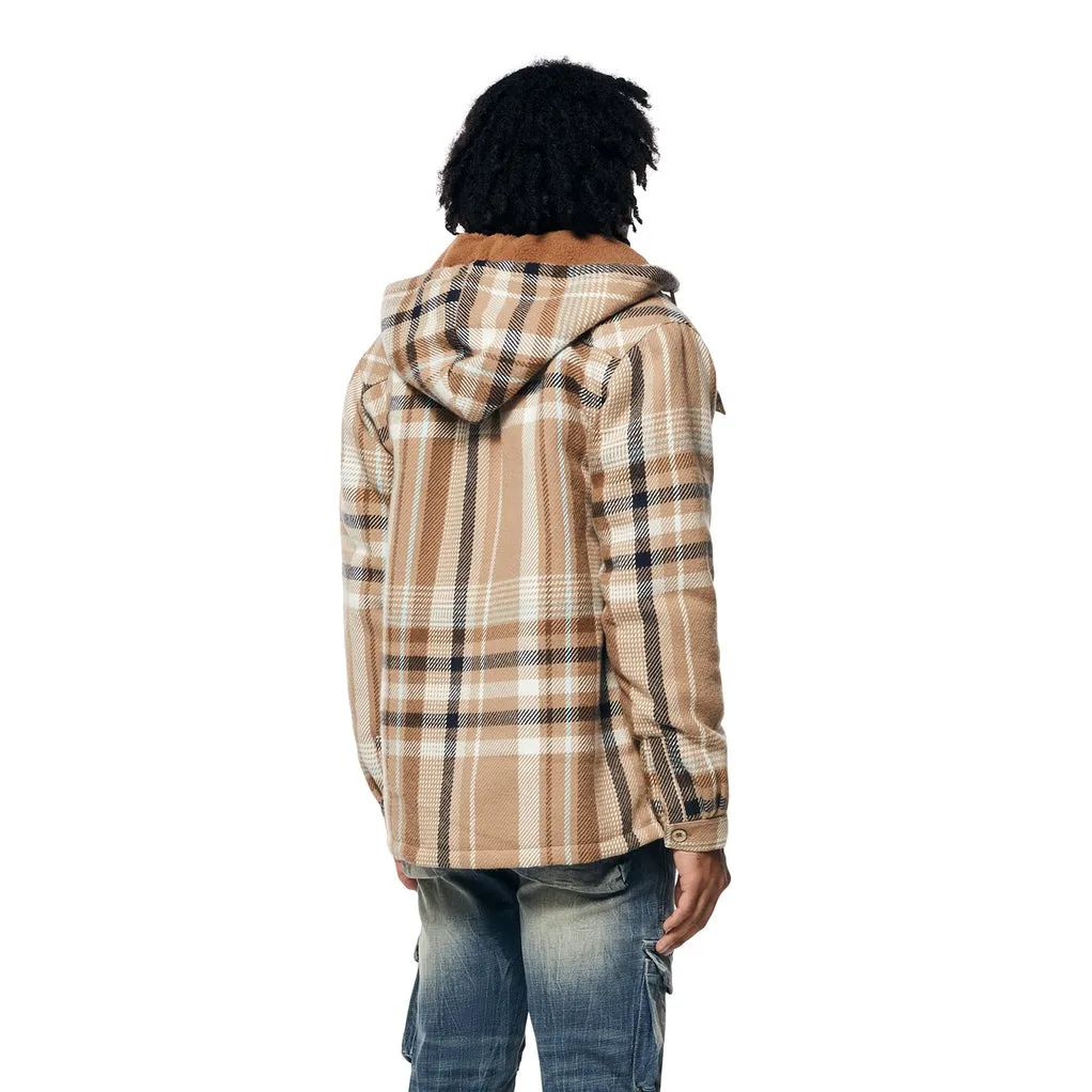 Plaid Flannel Shacket - Toffee