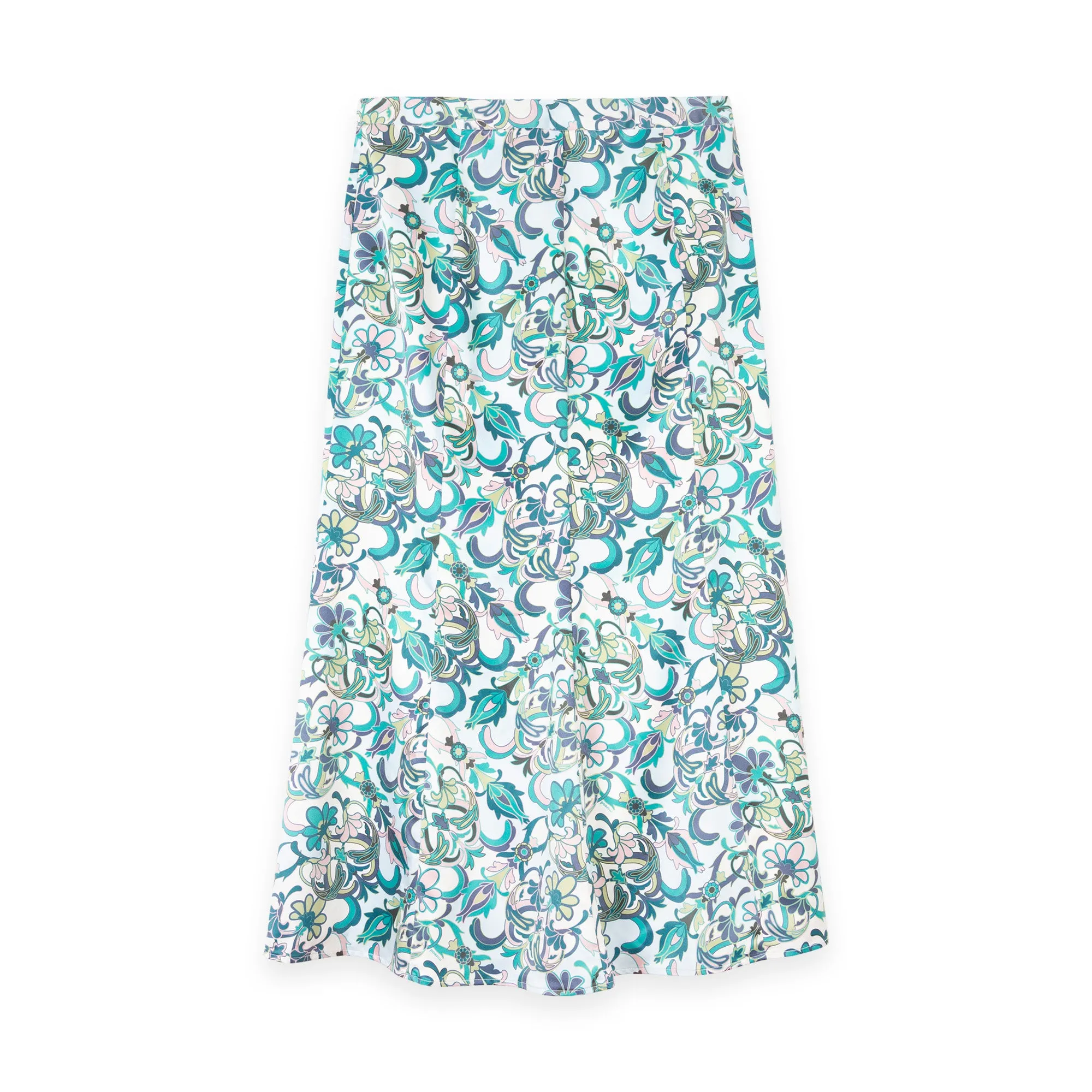 Printed Eight Panel Skirt