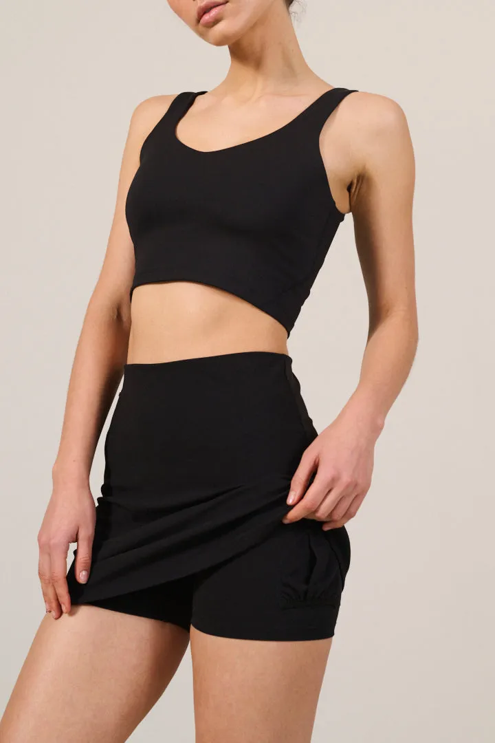 RIVER LIFT tennis skirt - Black