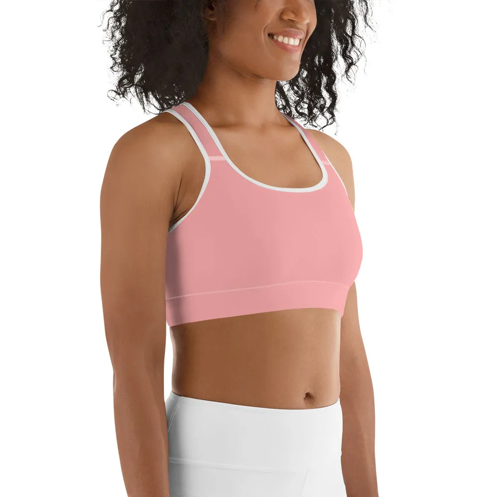 Savannahwood Pink Sports Bra